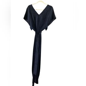 DRA Los Angeles Navy Velvet Jumpsuit